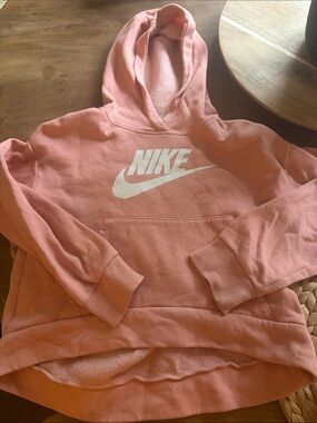 Nike Coral Pink Pullover Hoodie